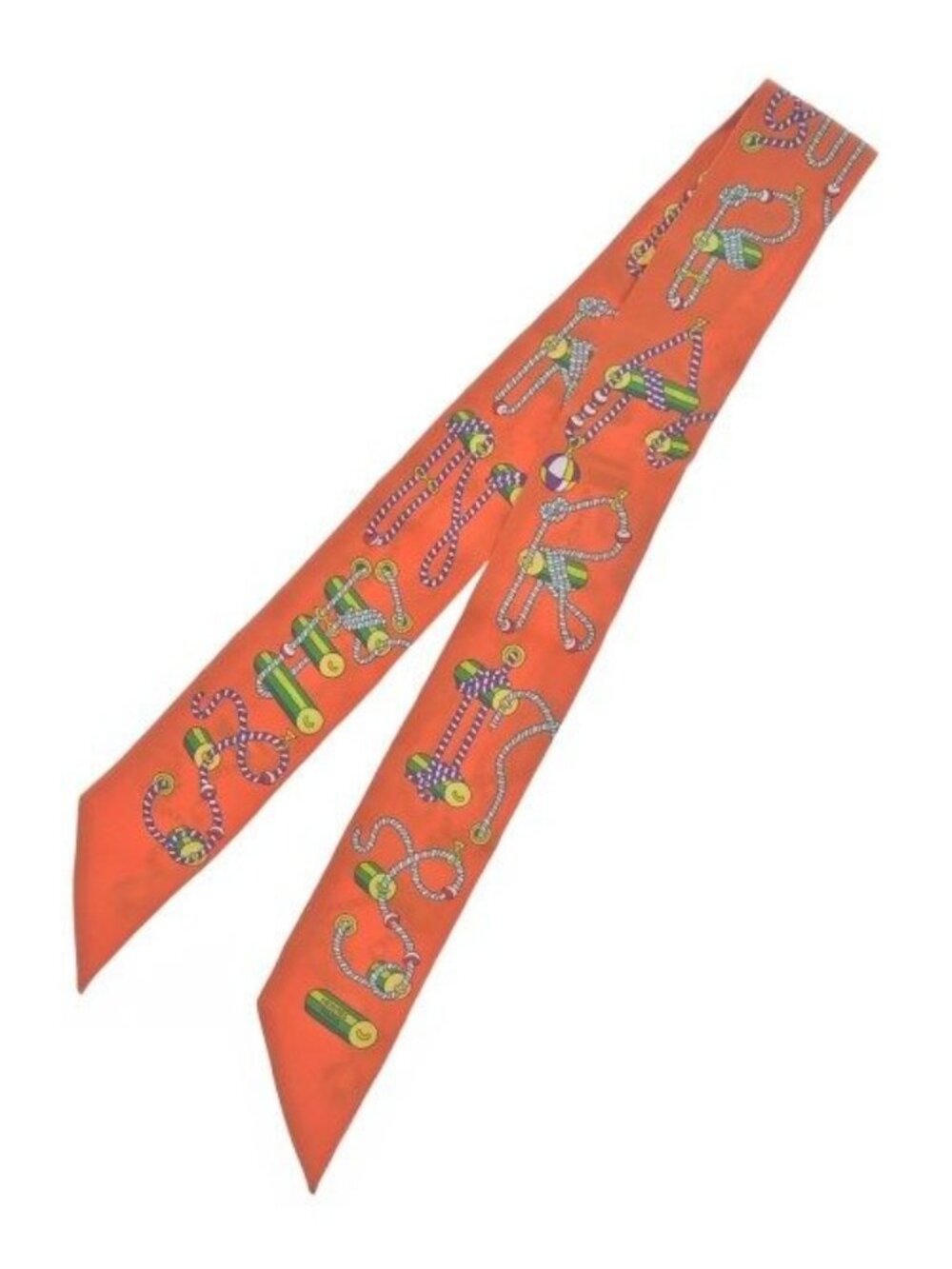 Hermes Bandana Scarf Orange